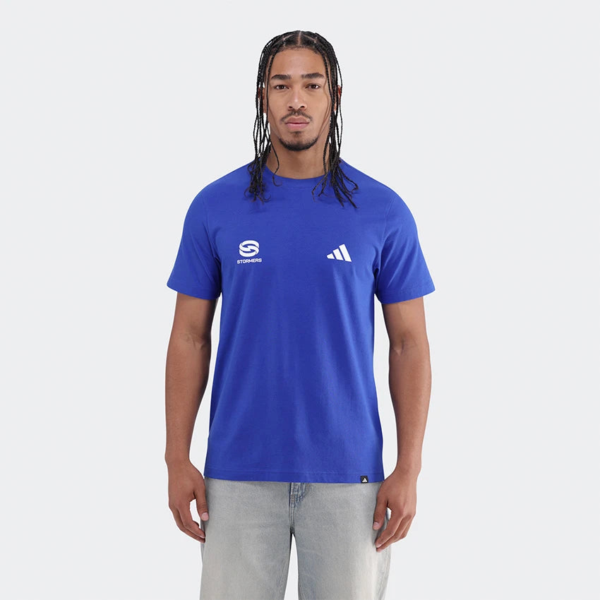 Adidas Stormers Graphic Tee Royal Blue Men's