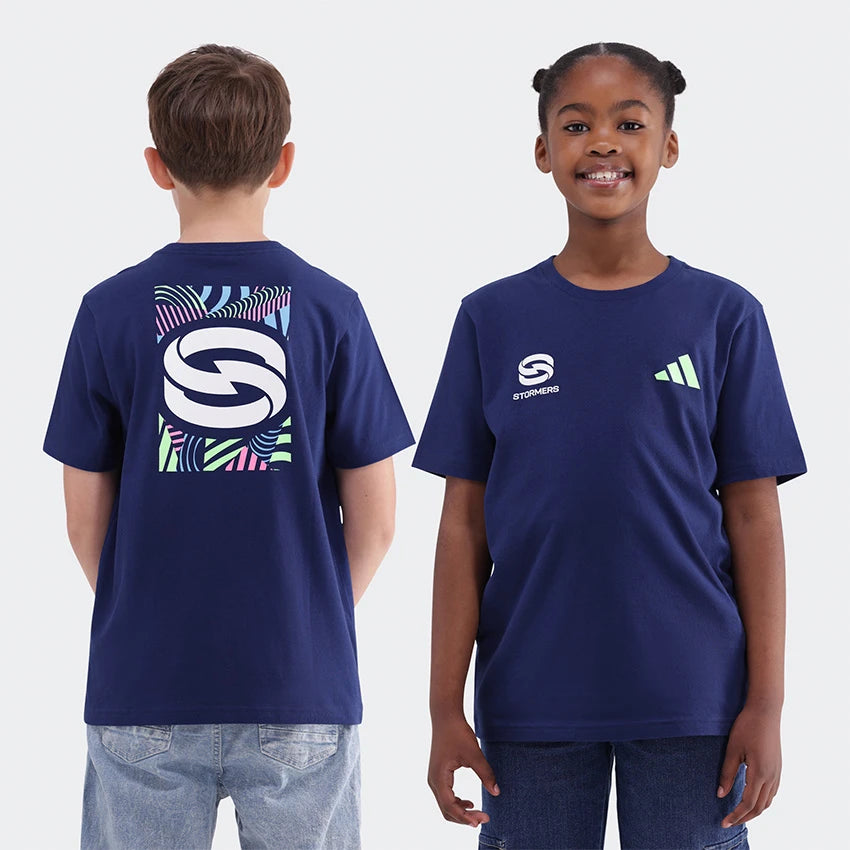 Adidas Stormers Graphic Tee Dark Blue  Kids