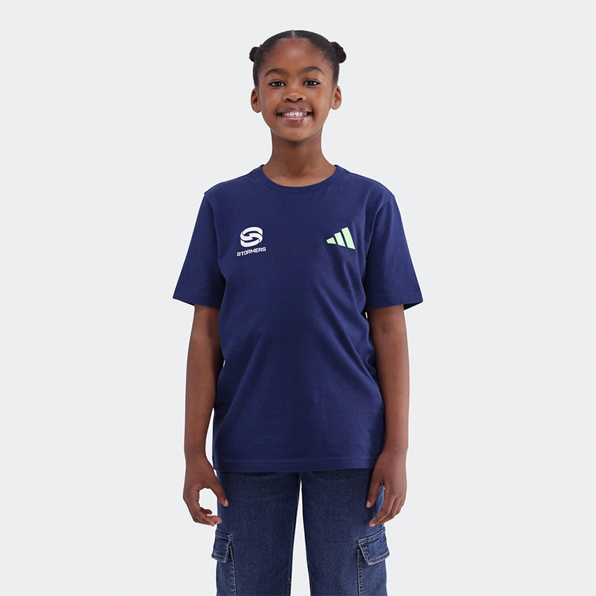 Adidas Stormers Graphic Tee Dark Blue  Kids