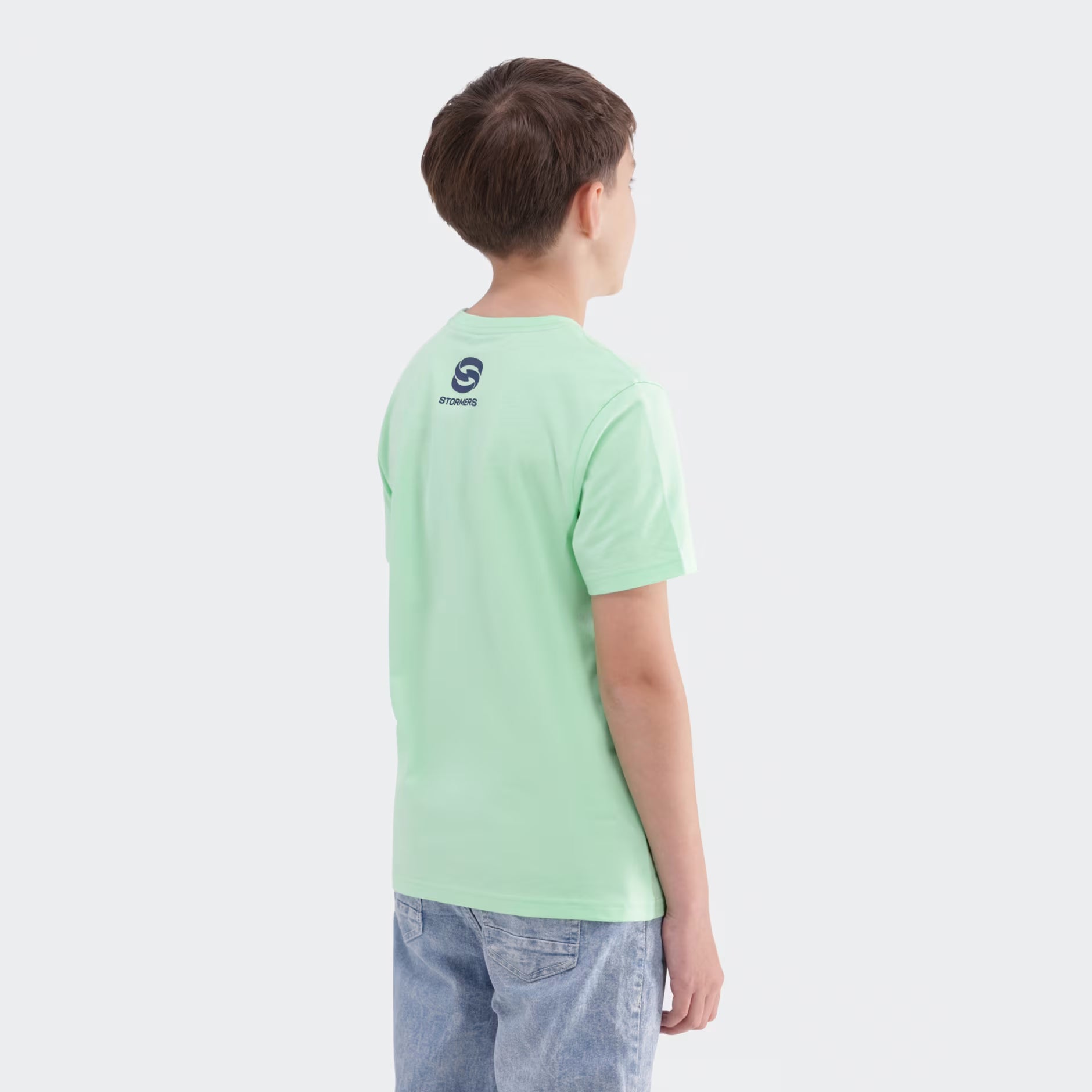 Adidas Stormers Graphic Tee Lime Burst Kids
